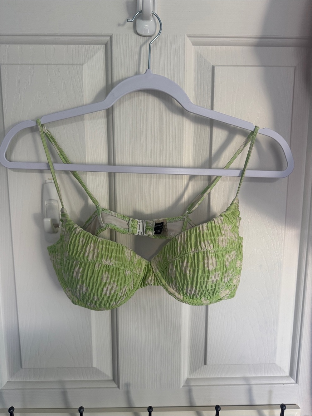 triangl swimwear Light Green Patterned bikini set